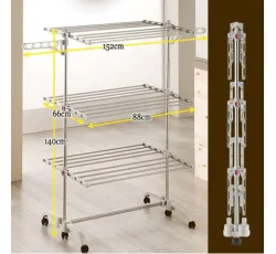 Sản phẩm gian phoi thong minh 3 tang han quoc wiz home 3163 — Inox Gia Dụng Tiến Thành - Công Ty TNHH Thương Mại Sản Xuất XNK Tiến Thành — MST 0305556458