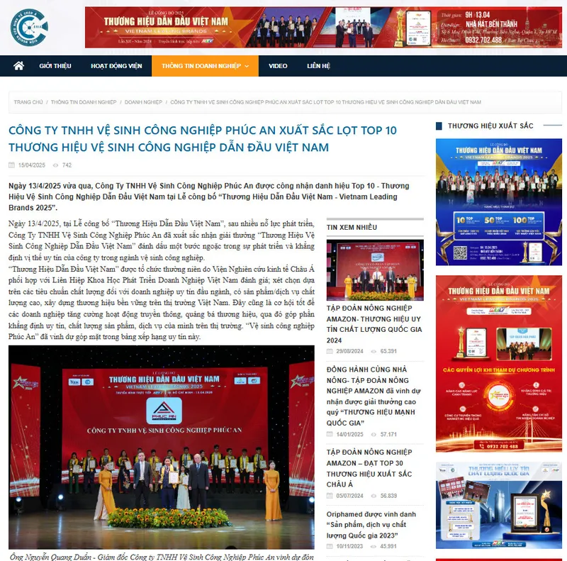 Sản phẩm kinh te chau a real — Vệ Sinh Công Nghiệp Phúc An - Công Ty TNHH Vệ Sinh Công Nghiệp Phúc An — MST 0305616636
