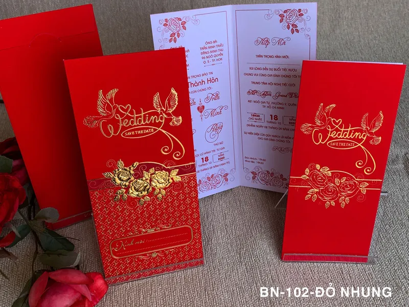 Sản phẩm BN102DONHUNG — In Bảo Ngân - Công Ty TNHH Thiết Kế In ấn Quảng Cáo Bảo Ngân — MST 0305792889