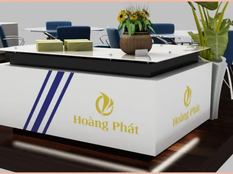Sản phẩm Reception Hoang Phat — Quảng Cáo Nét Việt - Công Ty TNHH DV Quảng Cáo Thiết Kế Và TM Nét Việt — MST 0305802840