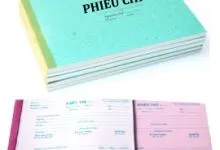 Sản phẩm phieu thu phieu chi 220x150 — Công Ty TNHH Quảng Cáo ánh Sao Vàng — MST 0305818223