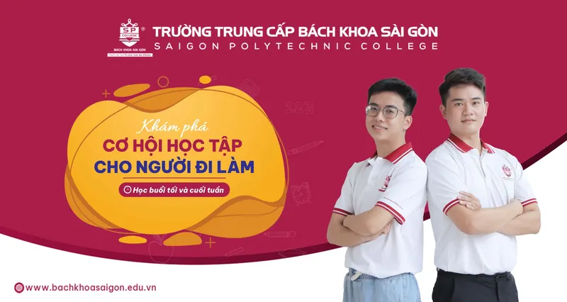 Sản phẩm hoc trung cap cuoi tuan kham pha co hoi hoc tap cho nguoi di lam scaled — Trường Trung Cấp Bách Khoa Sài Gòn — MST 0306353193