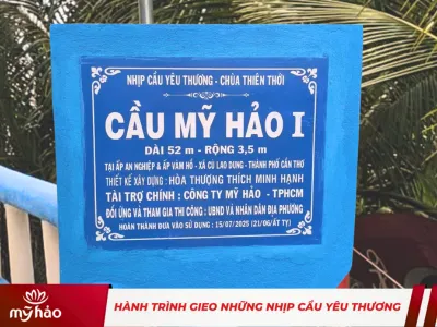 Sản phẩm my hao xay dung nhip cau ket noi mang yeu thuong den cu lao dung — Công Ty CP Hóa Mỹ Phẩm Mỹ Hảo — MST 0306371001