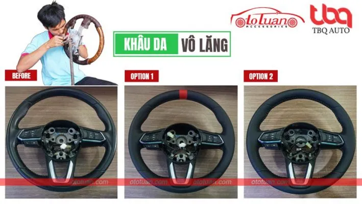 Sản phẩm khau da vo lang boc lai da vo lang theo yeu cau 709x400 — Công Ty TNHH Một Thành Viên Thương Mại Dịch Vụ Ô Tô Tuấn — MST 0306415241