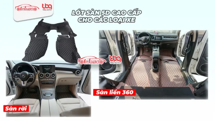 Sản phẩm lot san 5D cho cac dong xe o to 710x400 — Công Ty TNHH Một Thành Viên Thương Mại Dịch Vụ Ô Tô Tuấn — MST 0306415241