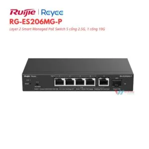 Sản phẩm smart managed poe switch 5 cong reyee rg es206mg p 3 300x300 — Công Ty Cổ Phần Vũ Hoàng Telecom — MST 0306524177