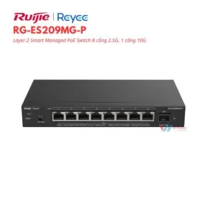 Sản phẩm smart managed poe switch 8 cong reyee rg es209mg p 4 300x300 — Công Ty Cổ Phần Vũ Hoàng Telecom — MST 0306524177