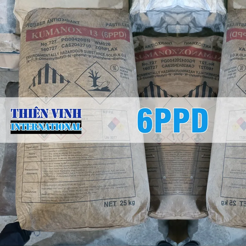 Sản phẩm 6ppd 2064 — Hóa Chất Công Nghiệp Thiên Vinh - Công Ty TNHH Quốc Tế Thiên Vinh — MST 0306600734