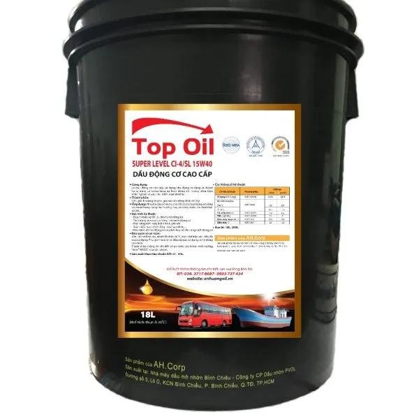 Sản phẩm top oil super turbo cf4sg 20w50 18l00102 600x600 — Công Ty Cổ Phần Đầu Tư An Hương — MST 0307523024