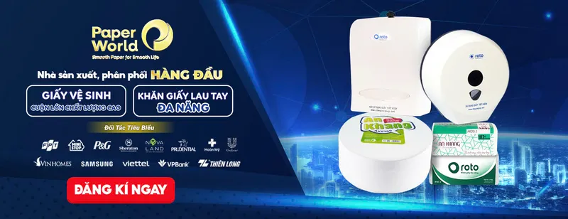 Sản phẩm giay ve sinh cuon lon va khan giay da nang — Thế Giới Giấy - Công Ty Cổ Phần Thế Giới Giấy — MST 0308023320