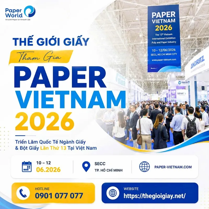 Sản phẩm paper vietnam 2026 — Thế Giới Giấy - Công Ty Cổ Phần Thế Giới Giấy — MST 0308023320