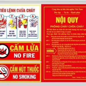 Sản phẩm bo 4 bang noi quy tieu lenh 300x300 — PCCC Hoàng Nhân - Công Ty TNHH TM DV XNK Hoàng Nhân — MST 0308454091