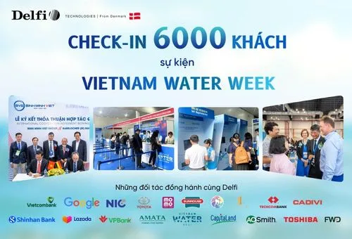 Sản phẩm giai phap check in thong minh tai viet water week 2025 0 — Công Ty TNHH Delfi Technologies — MST 0308722142