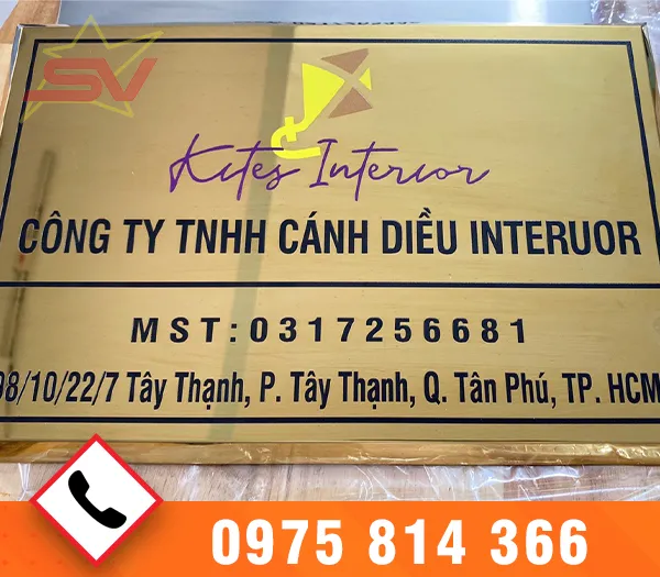 Sản phẩm bang inox 3 — Khắc Dấu Sao Việt - Công Ty TNHH Một Thành Viên Dịch Vụ Khắc Dấu Sao Việt — MST 0309030948