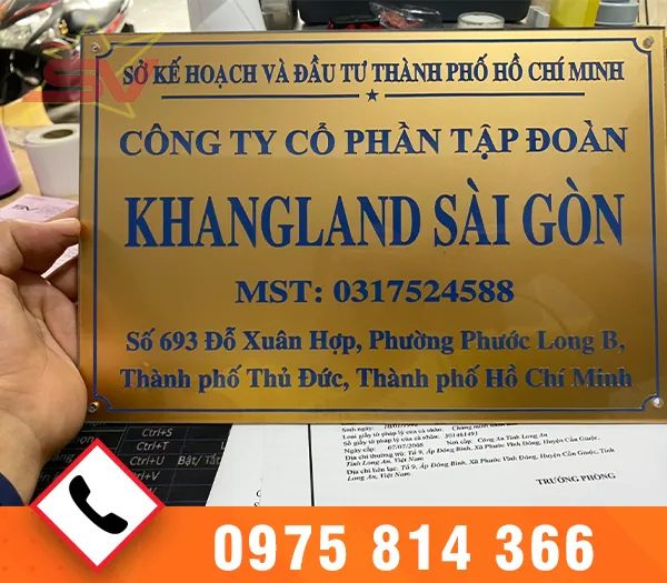 Sản phẩm bang mica 2 — Khắc Dấu Sao Việt - Công Ty TNHH Một Thành Viên Dịch Vụ Khắc Dấu Sao Việt — MST 0309030948