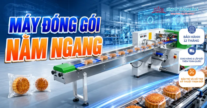 Sản phẩm may dong goi nam ngang — Công Ty TNHH Máy Móc Thiết Bị Tân Sao Bắc á — MST 0309077343