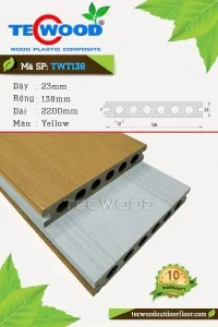 Sản phẩm san go tecwood twt138 yellow1730971316_thumb — Công Ty TNHH Xây Dựng Trang Trí Nội Thất Kiến Tâm — MST 0309113351
