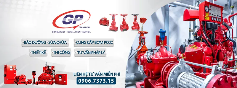 Sản phẩm Thi công lắp đặt tư vấn pháp lý xây dựng hệ thống PCCC — Máy Bơm GP - Công Ty TNHH Kỹ Thuật GP — MST 0309115165