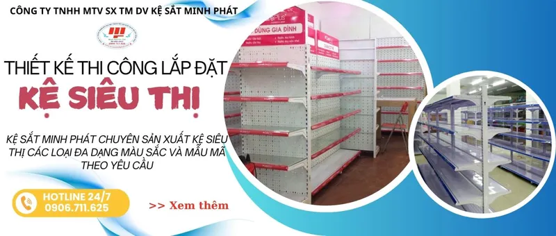 Sản phẩm slide ke sieu thi 1729932194 — Kệ Sắt Minh Phát - Công Ty TNHH MTV Sản Xuất Thương Mại Dịch Vụ Kệ Sắt Minh Phát — MST 0309130452