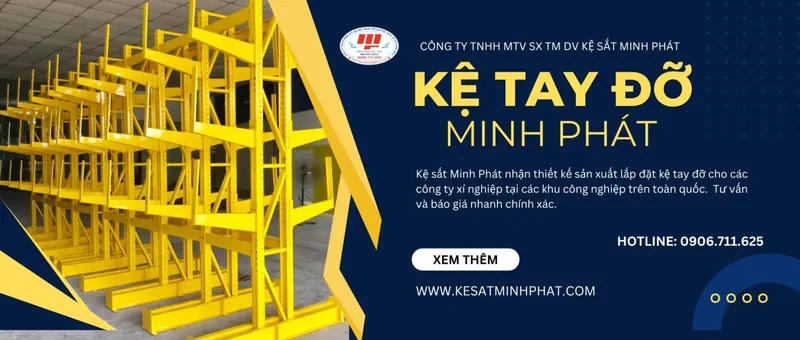 Sản phẩm slide ke tay do minh phat 1729929662 — Kệ Sắt Minh Phát - Công Ty TNHH MTV Sản Xuất Thương Mại Dịch Vụ Kệ Sắt Minh Phát — MST 0309130452