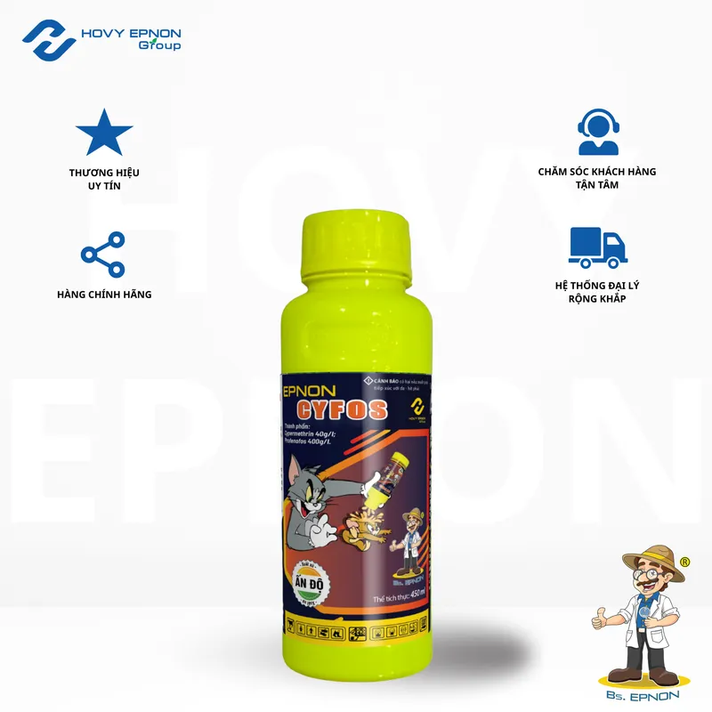 Sản phẩm EPNON CYFOS 440EC 450ML — Công Ty Cổ Phần Nghiệp Nông — MST 0309350031