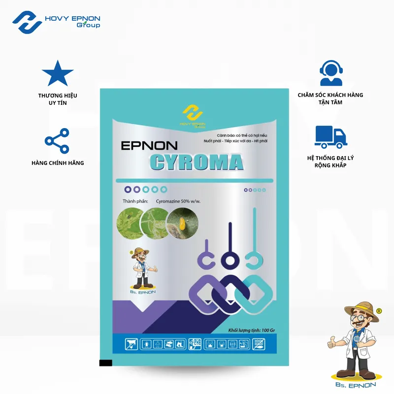 Sản phẩm EPNON CYROMA 500WP 100GR — Công Ty Cổ Phần Nghiệp Nông — MST 0309350031