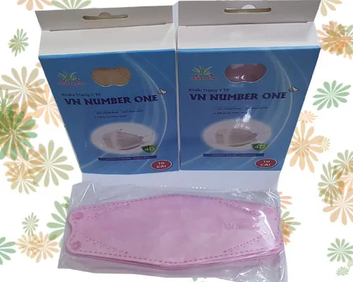 Sản phẩm KF94 Hong 2 — Khẩu Trang XNK Vi Na - Công Ty TNHH SX Và Xây Dựng TM DV Xuất Nhập Khẩu Vi Na — MST 0309475129