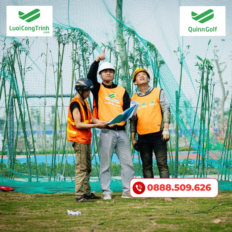 Sản phẩm thi cong san golf gia tot — Công Ty TNHH Lưới Công Trình — MST 0309542696