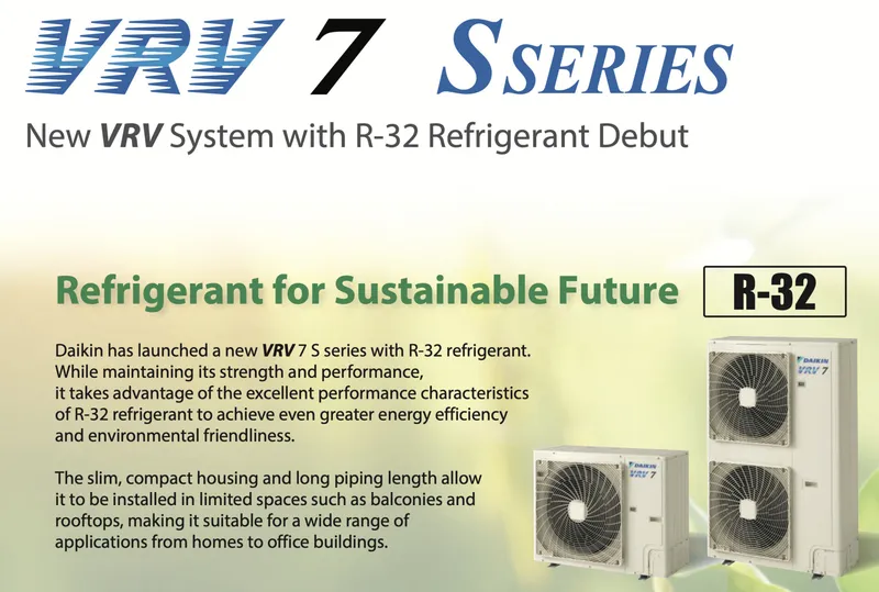 Sản phẩm savame vrv 7 s dieu hoa trung tam moi voi gas r 32 — Nhà Thầu Cơ Điện Lạnh - Công Ty Cổ Phần SAVA M.E — MST 0309556233