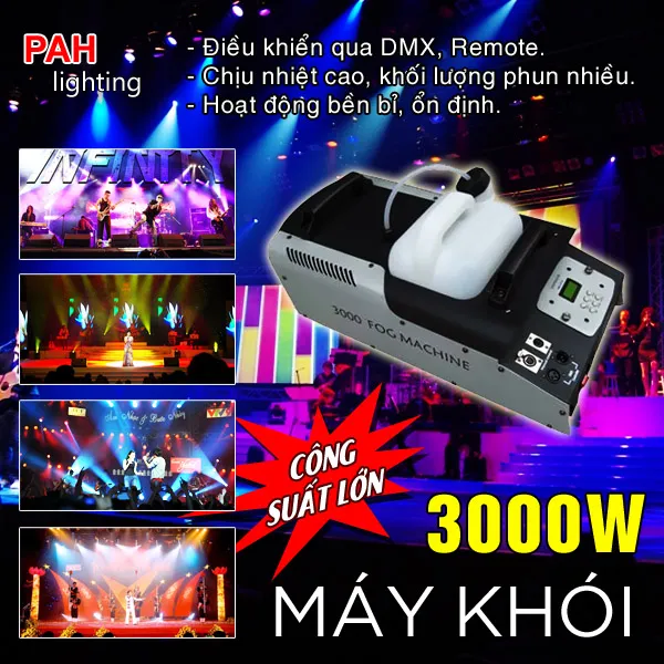 Sản phẩm 400 may phun khoi 3000mw — Công Ty TNHH Công Nghệ Nhà Đẹp — MST 0309565566