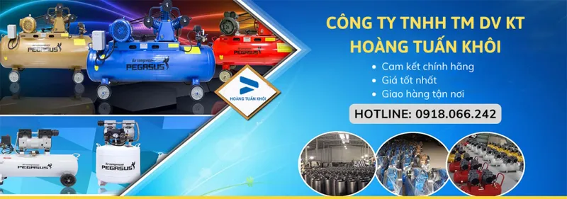 Sản phẩm Trang chủ hoàng tuấn khôi máy nén khí_ máy sấy khí — Công Ty TNHH Thương Mại Dịch Vụ Kỹ Thuật Hoàng Tuấn Khôi — MST 0309583886