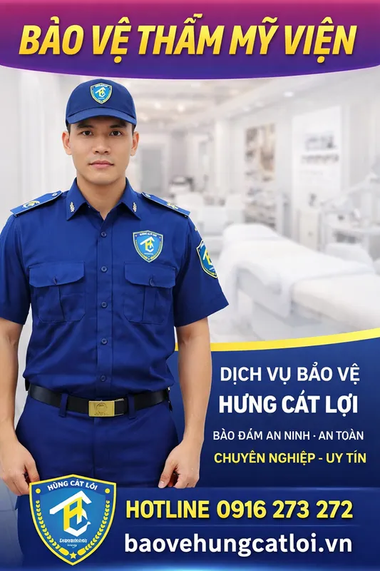 Sản phẩm bao ve tham my vien — Chi Nhánh Bình Dương - Công Ty Cổ Phần Dịch Vụ Bảo Vệ Chuyên Nghiệp Hưng Cát Lợi — MST 0309728073