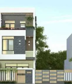 Sản phẩm du an.Thiet ke.nha pho 3 tang dep me ly tai binh duong.phoi canh nha pho 3 tang 5x20 1nsp_218 — Công Ty TNHH Tư Vấn Thiết Kế Và Xây Dựng Sao Vàng — MST 0309780524