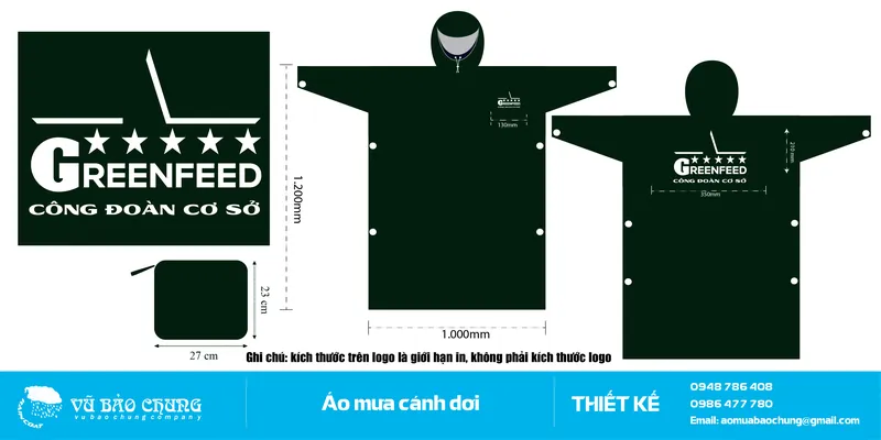 Sản phẩm Greenfeed KO KIENG — áo Mưa Bảo Chung - Công Ty TNHH Một Thành Viên Vũ Bảo Chung — MST 0309800315