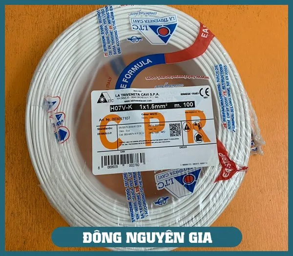 Sản phẩm H07V K 1 x 1.5mm2 — Dây Cáp Điện Đông Nguyên Gia - Công Ty TNHH Thương Mại Và Xuất Nhập Khẩu Đông
Nguyên Gia — MST 0309838647