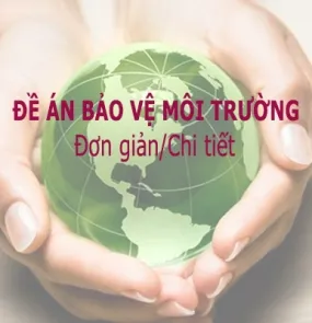 Sản phẩm de an bv moi truong 2999 — Công Ty TNHH Môi Trường Dương Huỳnh — MST 0309915436