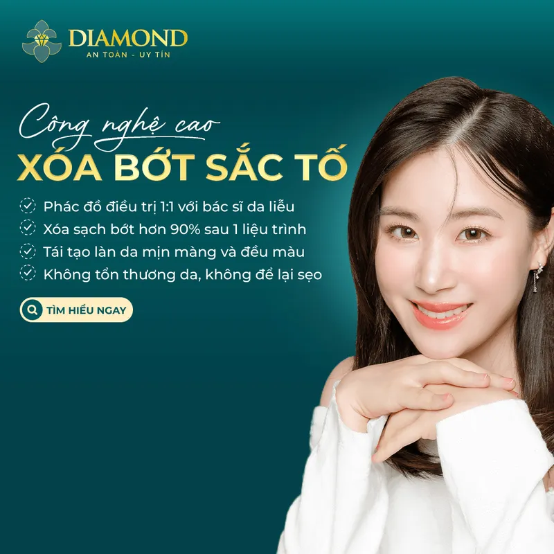 Sản phẩm DV Xoa bot — Thẩm Mỹ Diamond — MST 0309944010