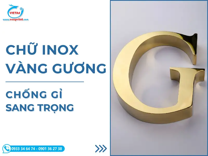 Sản phẩm chu noi inox vang guong 1 — Công Ty CP SX TM & DV Quảng Cáo Việt — MST 0309966180
