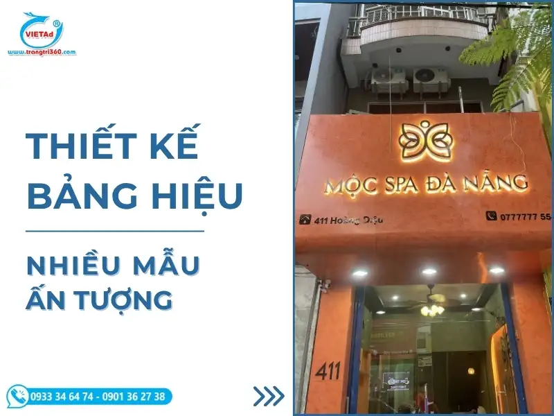 Sản phẩm thiet ke bang hieu 1 — Công Ty CP SX TM & DV Quảng Cáo Việt — MST 0309966180