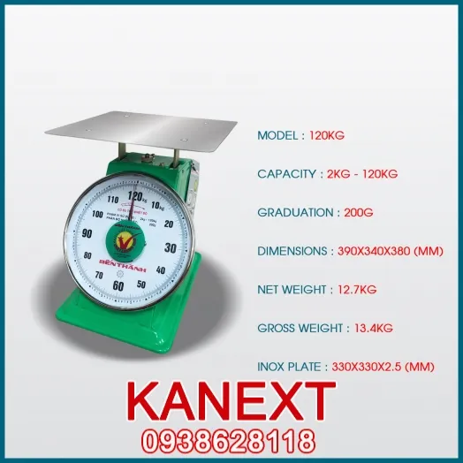 Sản phẩm 120kg 9337 — Cân Điện Tử Thành Tài Ba - Công Ty TNHH MTV SX TM DV Thành Tài Ba — MST 0309969449
