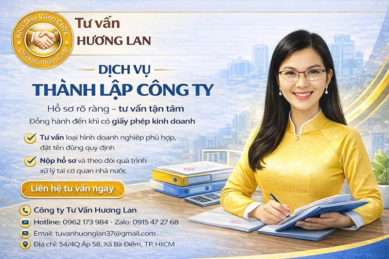 Văn phòng Công Ty TNHH Thương Mại Dịch Vụ Tư Vấn Hương Lan #900 — MST 0309987254