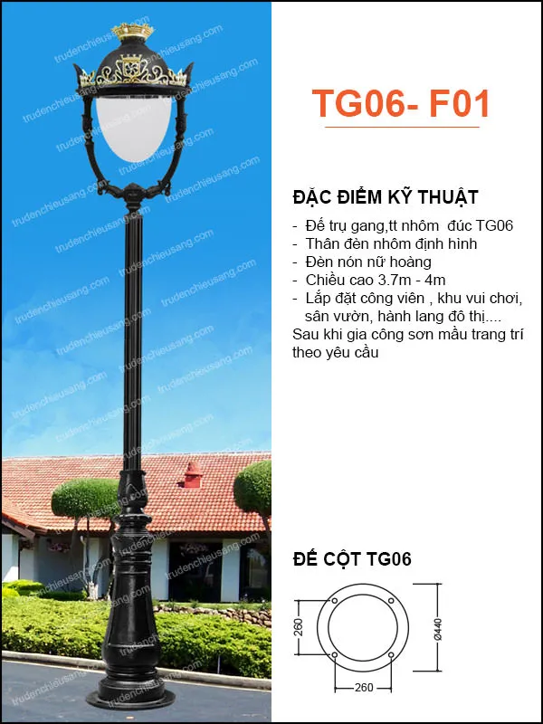 Sản phẩm IMGPR0904_TG06 F01 — Công Ty TNHH Sản Xuất Trụ Đèn Chiếu Sáng Đô Thị Miền Nam — MST 0309987399