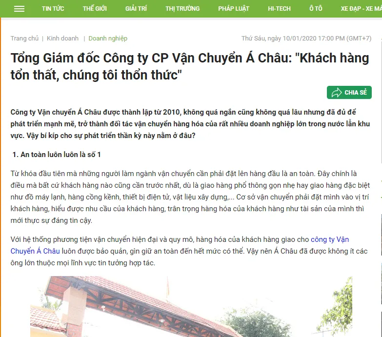 Sản phẩm bao 24h noi ve a chau — Vận Chuyển á Châu - Công Ty Cổ Phần Vận Chuyển á Châu — MST 0310031872
