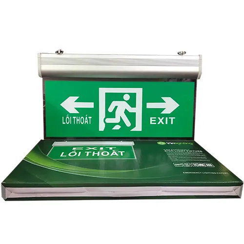 Sản phẩm den exit thoat hiem 2 huong vin th 001 image large  — Công Ty TNHH Thương Mại Và Dịch Vụ Phòng Cháy Chữa Cháy Phú Hưng — MST 0310083944
