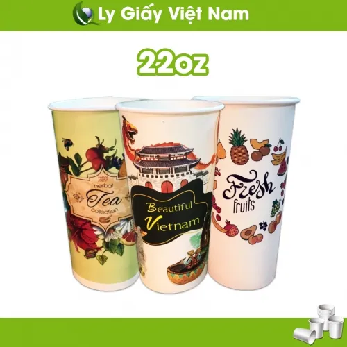 Sản phẩm hình_đại_diện_ly_giấy_in_sẵn_22oz — Ly Giấy Việt Nam - Công Ty TNHH Ly Giấy Việt Nam — MST 0310087152