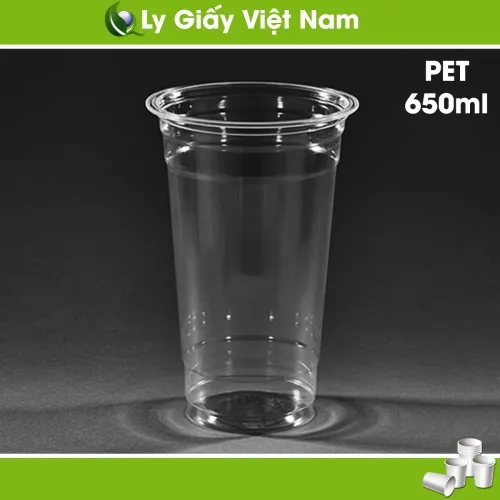 Sản phẩm ly coc nhua pet 650ml 2309151041 — Ly Giấy Việt Nam - Công Ty TNHH Ly Giấy Việt Nam — MST 0310087152