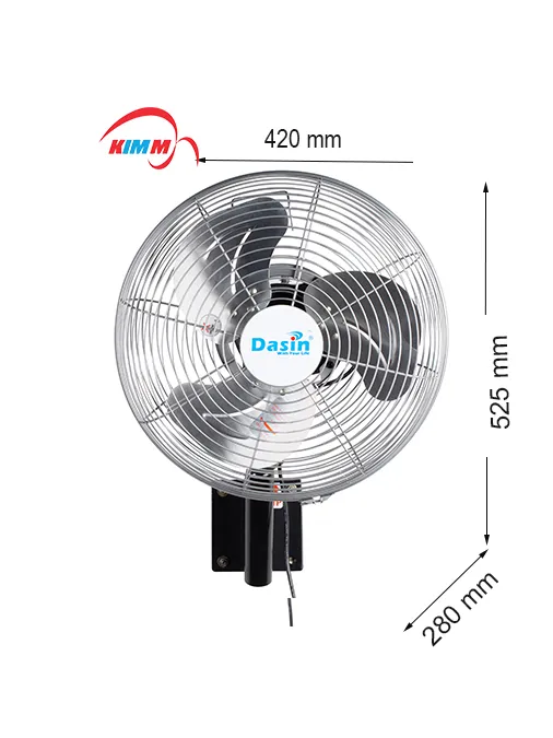 Sản phẩm 009707431528_KWP 1435 — Quạt Điện Dasin - Công Ty TNHH Thương Mại Dịch Vụ Cơ Điện Kim Mỹ — MST 0310121300