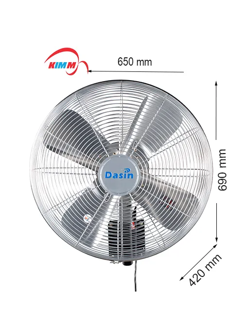 Sản phẩm 214713371097_KWP 2460 — Quạt Điện Dasin - Công Ty TNHH Thương Mại Dịch Vụ Cơ Điện Kim Mỹ — MST 0310121300