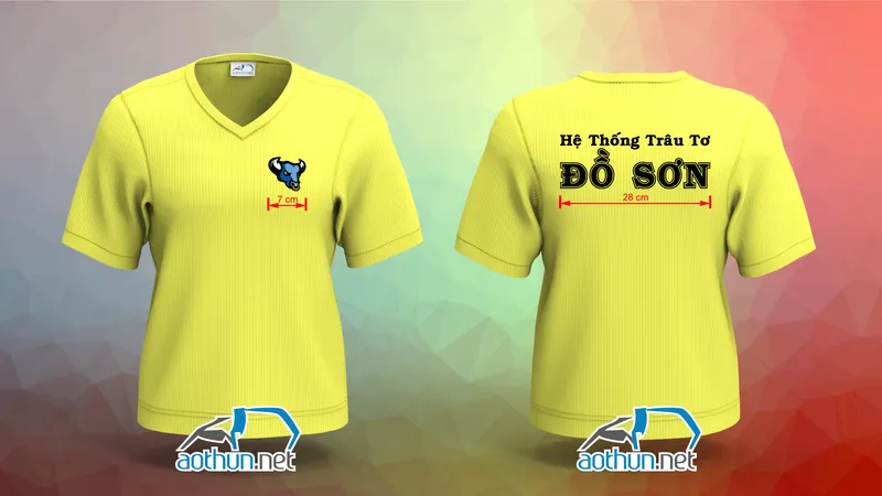 Sản phẩm may ao thun dong phuc co tim cho nhan vien he thong trau to do son 01 — Công Ty TNHH Một Kho — MST 0310154994