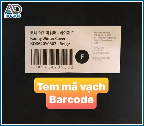 Sản phẩm Tem ma vach — Bao Bì An Duyệt - Công Ty TNHH Thương Mại Dịch Vụ An Duyệt — MST 0310207519